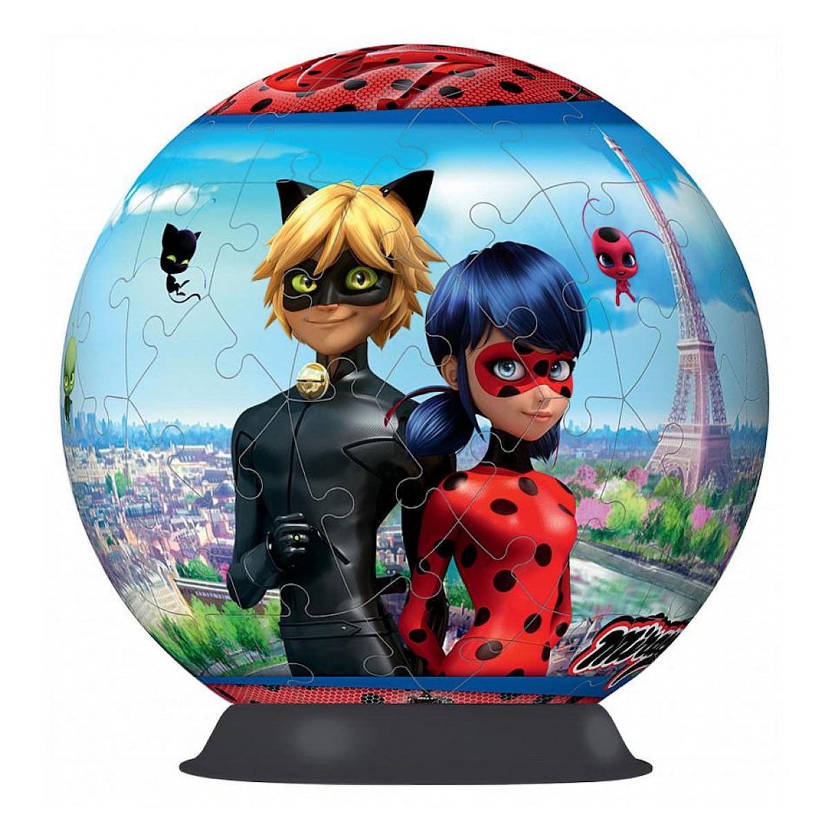 RAVENSBURGER Puzzle 3d rond 72 p - miraculous