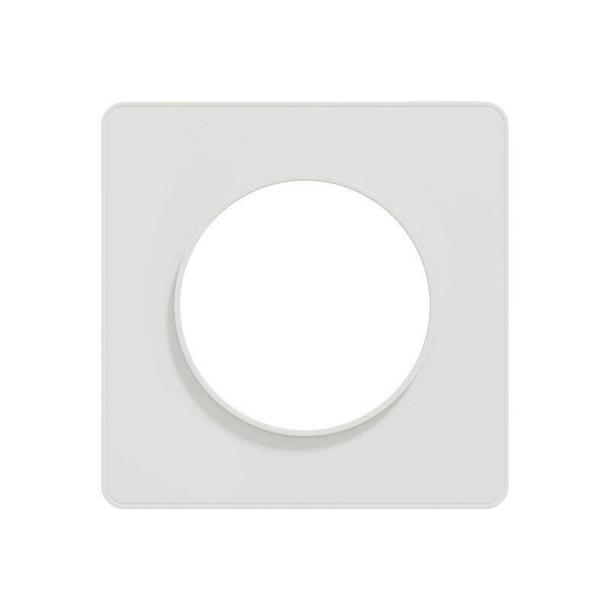 Schneider Electric Plaque simple Odace Touch, SCHNEIDER ELECTRIC, blanc