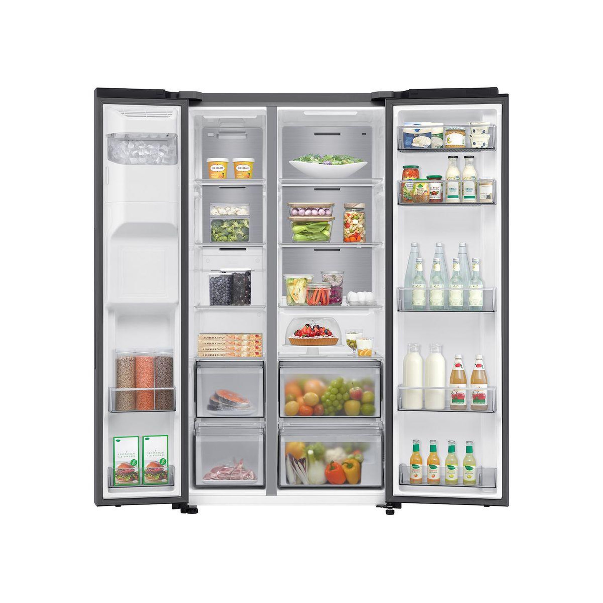 Voir la diapositive 2 : Samsung Réfrigérateur américain rs70f64kdt