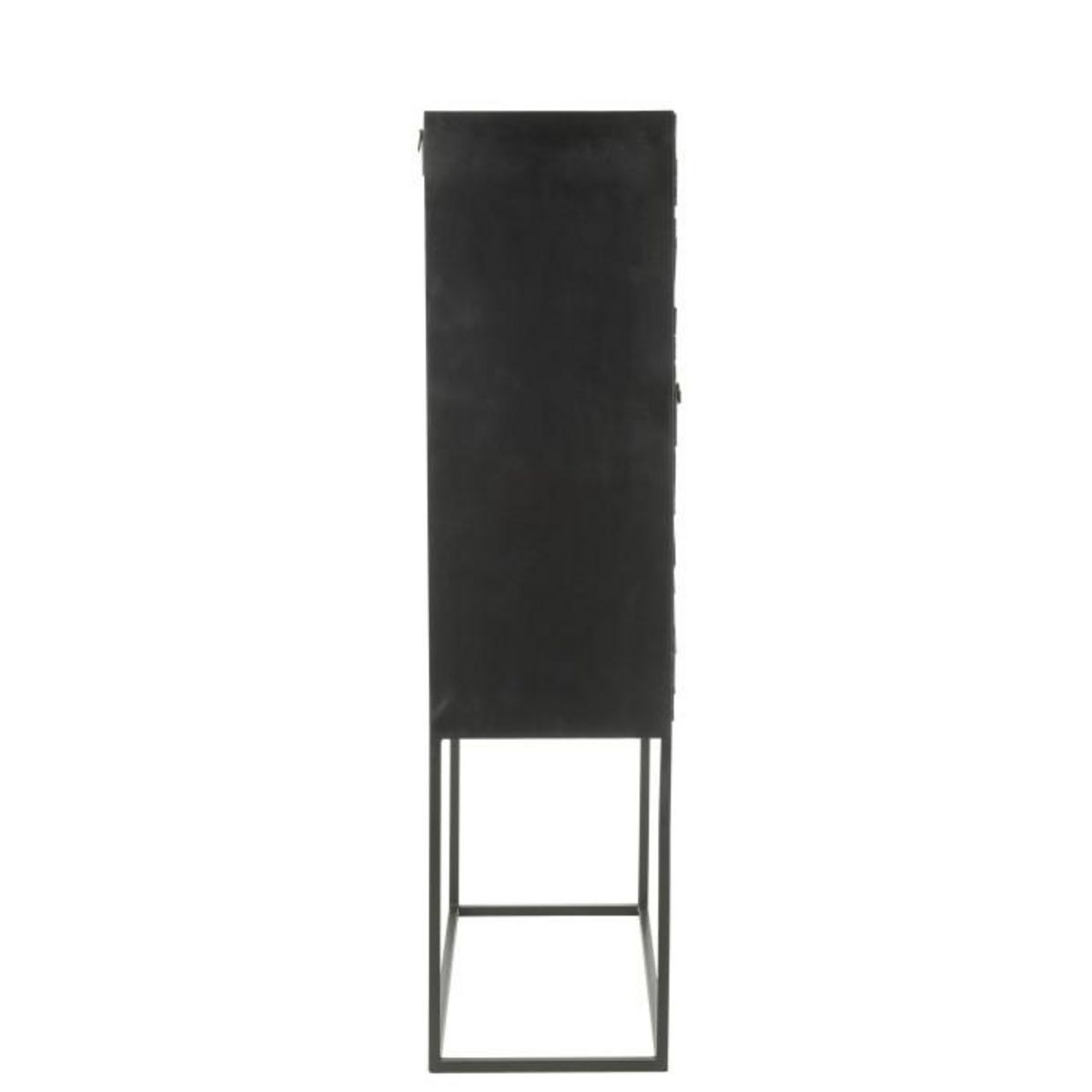 Paris Prix Commode 2 Portes en Bois  Shanil  162cm Noir