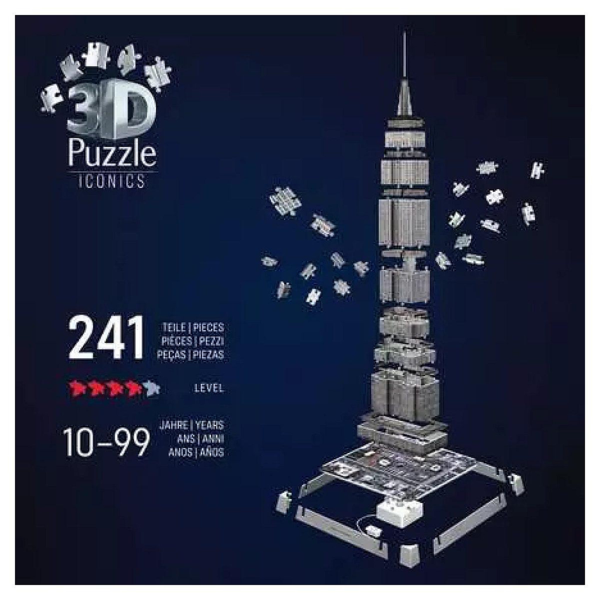 Voir la diapositive 5 : RAVENSBURGER Puzzle 3d iconics - empire state building illuminé