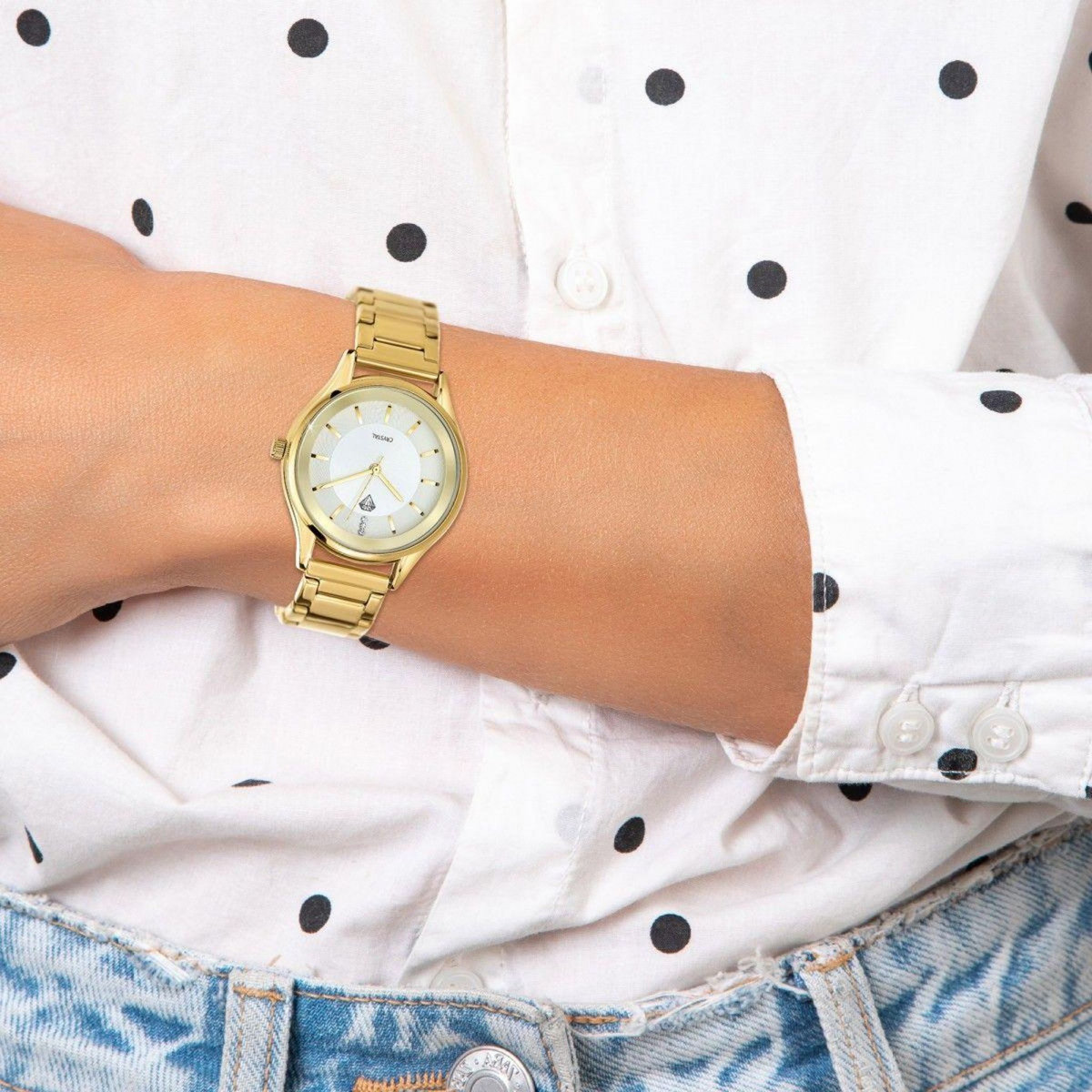 SC CRYSTAL Montre Meryl élégante ornée de Cristaux scintillants par SC Crystal