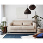 Voir la diapositive 6 : LISA DESIGN Owen - canapé 3 places convertible express couchage quotidien 140 cm matelas 12 cm en velours côtelé grosses côtes