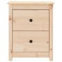 Voir la diapositive 3 : VIDAXL Table de chevet 50x35x61,5 cm Bois de pin massif
