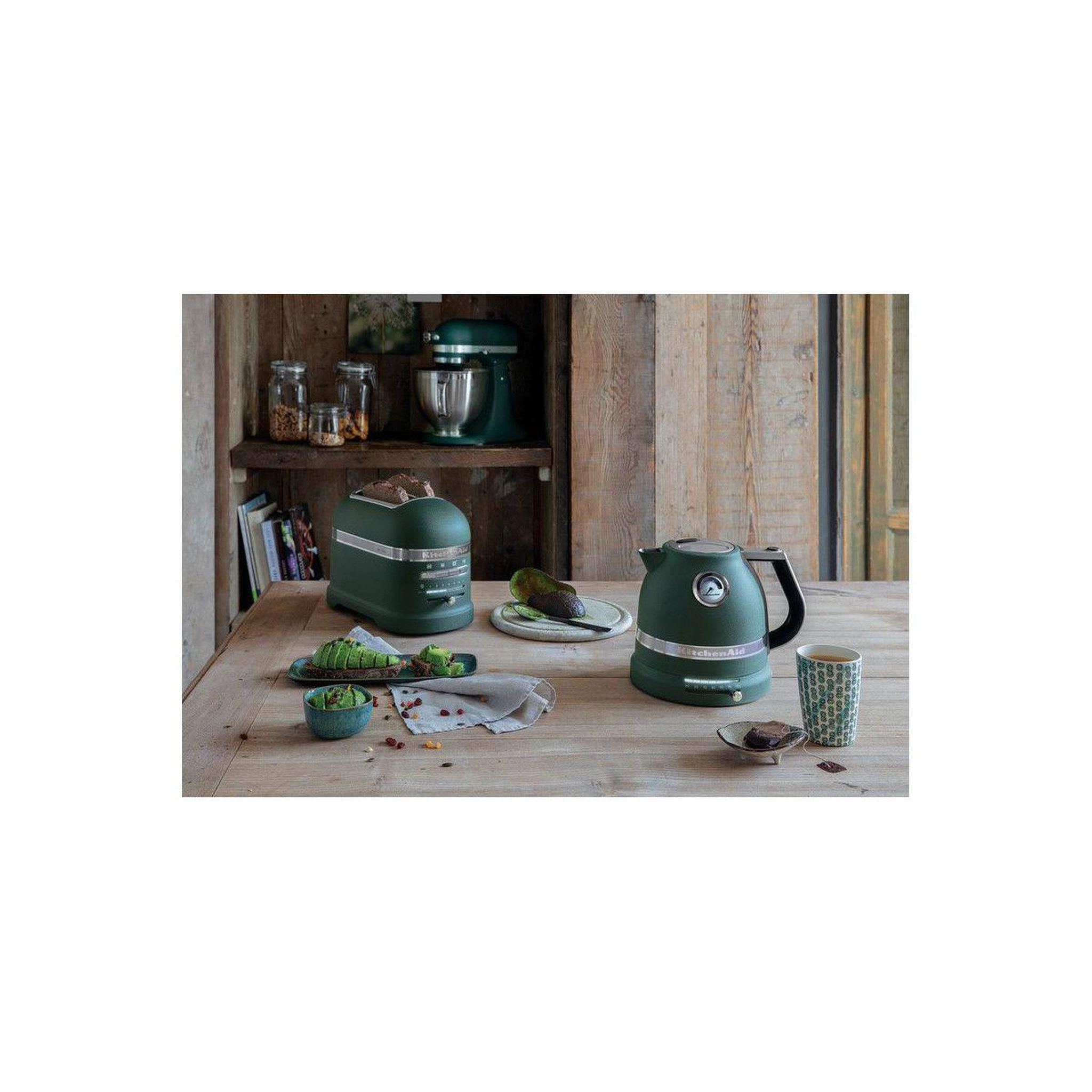 Voir la diapositive 4 : KitchenAid Bouilloire artisan 5kek1522epp vert sapin