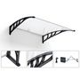 Voir la diapositive 4 : Inkazen Marquise transparente LED 80 x 100 cm