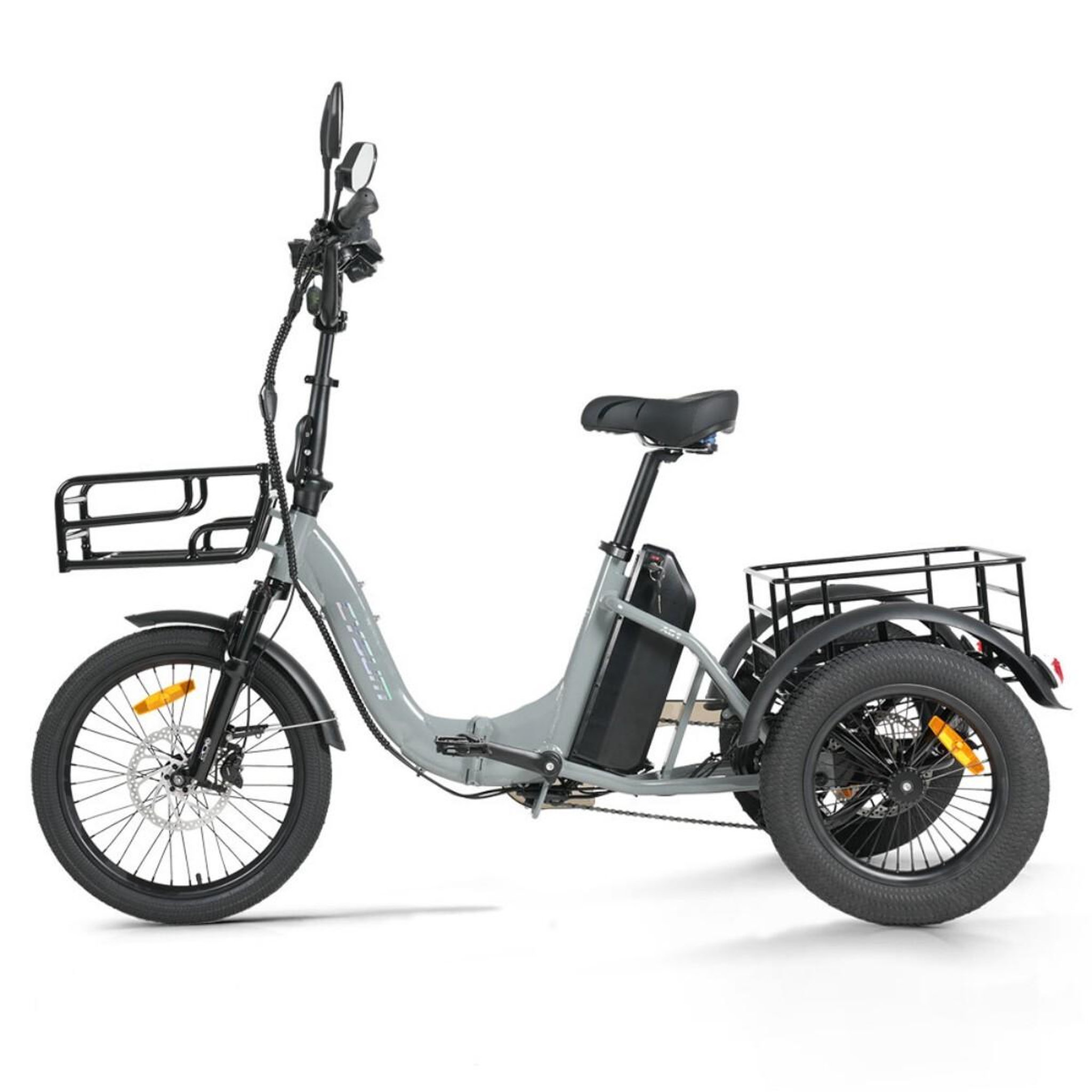 Voir la diapositive 2 : CYSUM Tricycle électrique cysum ag1 pro, 48 v 20 ah longue portée, assistance en marche arrière