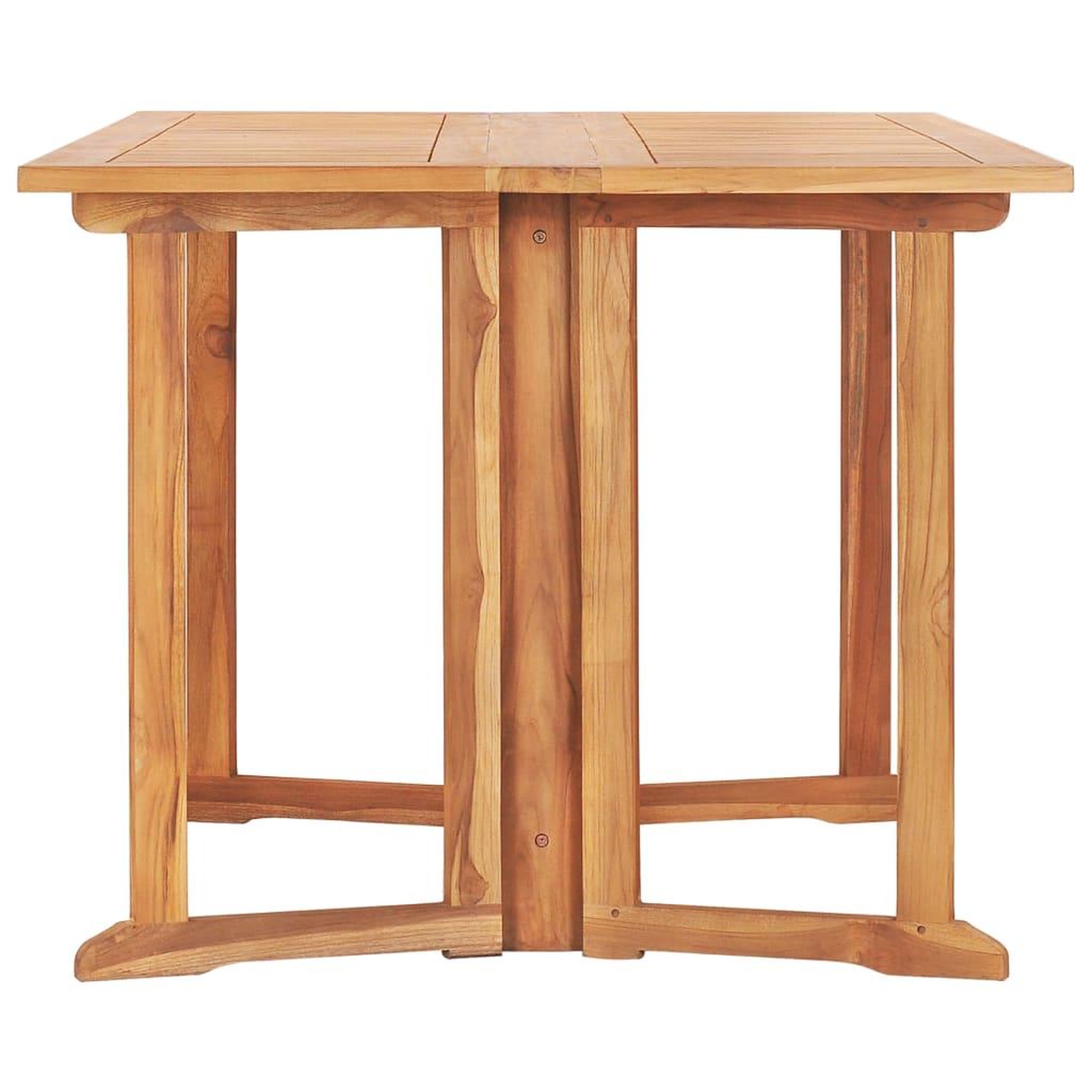 Voir la diapositive 4 : VIDAXL Ensemble a manger d'exterieur pliable 7 pcs Bois solide de teck