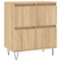 Voir la diapositive 2 : VIDAXL Buffet Chene sonoma 60x35x70 cm Bois d'ingenierie