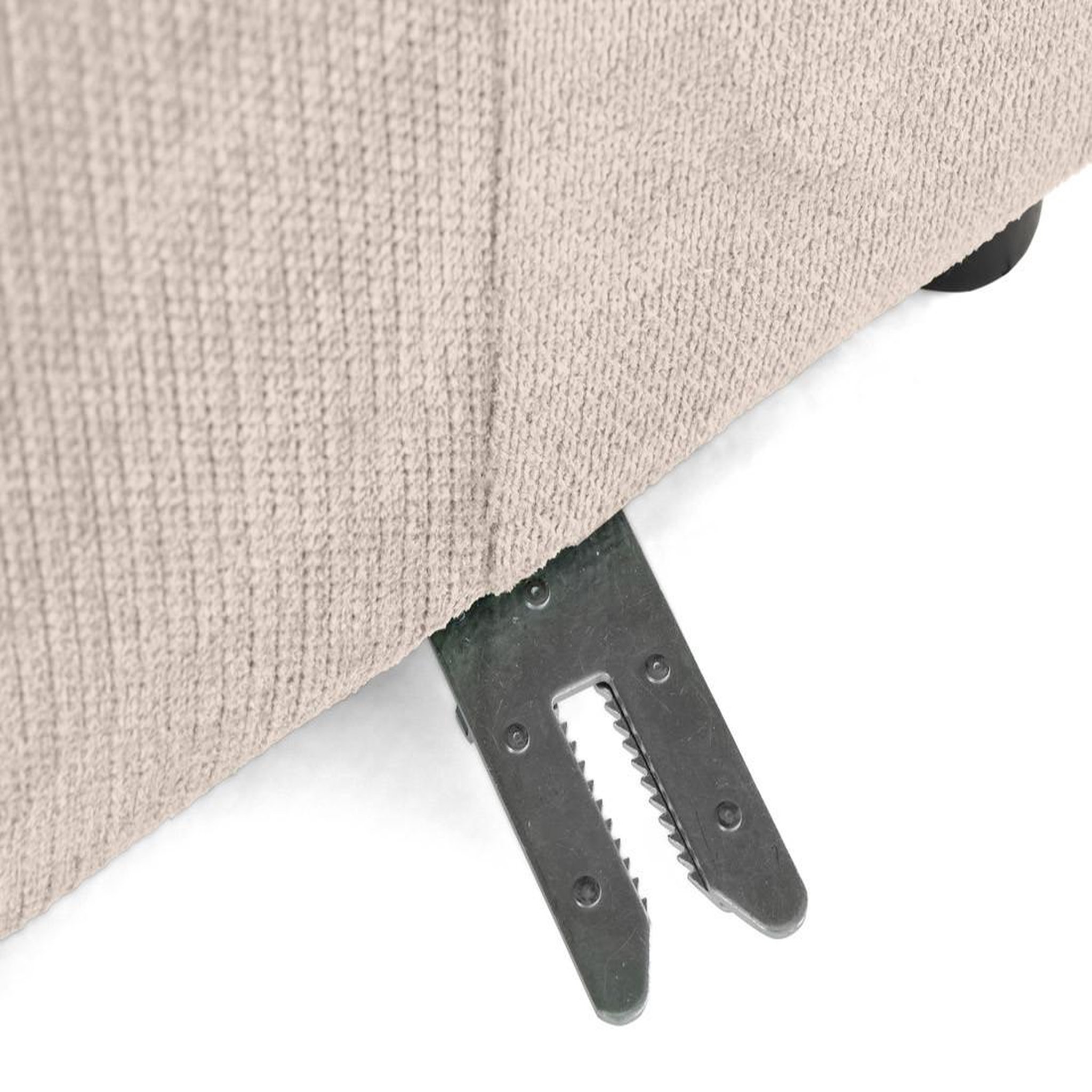 Voir la diapositive 3 : LISA DESIGN Debbie - module d'assise gauche en tissu texturé