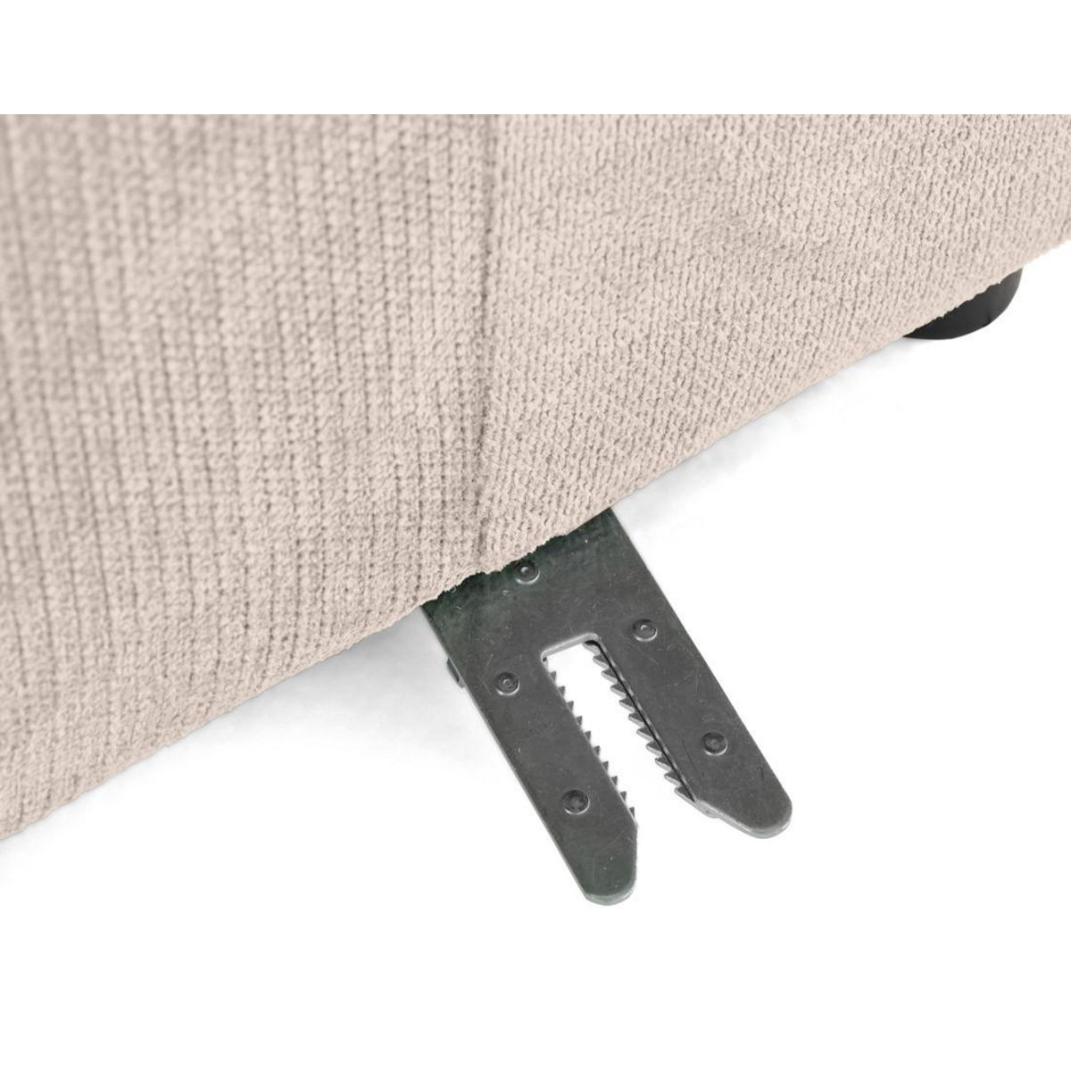 LISA DESIGN Debbie - module d'assise gauche en tissu texturé