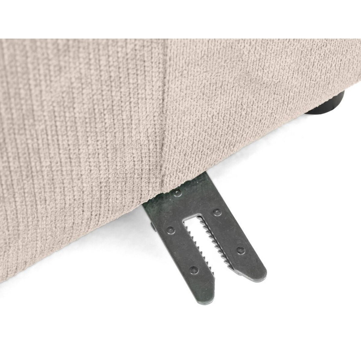 LISA DESIGN Debbie - module d'assise gauche en tissu texturé