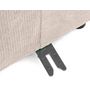 Voir la diapositive 3 : LISA DESIGN Debbie - module d'assise gauche en tissu texturé