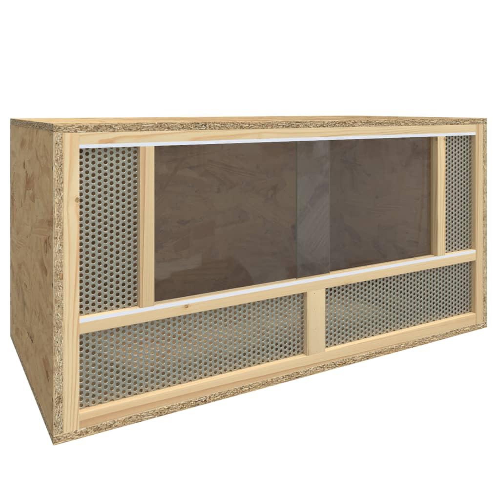 VIDAXL Terrarium bois d'ingenierie 80x40x40 cm
