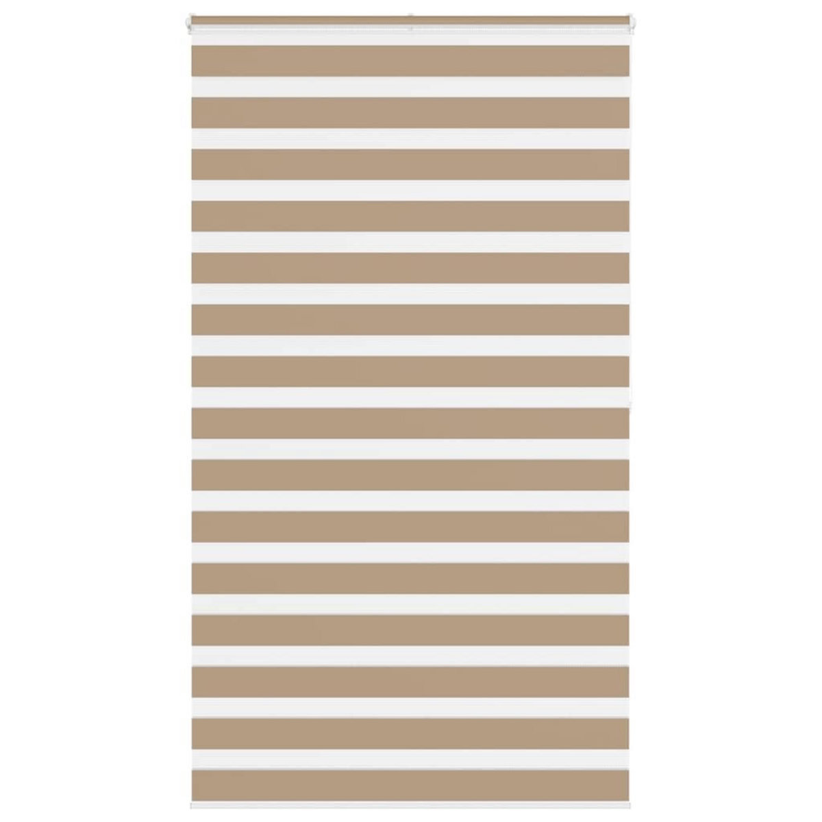 VIDAXL Store zebre marron sable largeur du tissu 115,9 cm polyester