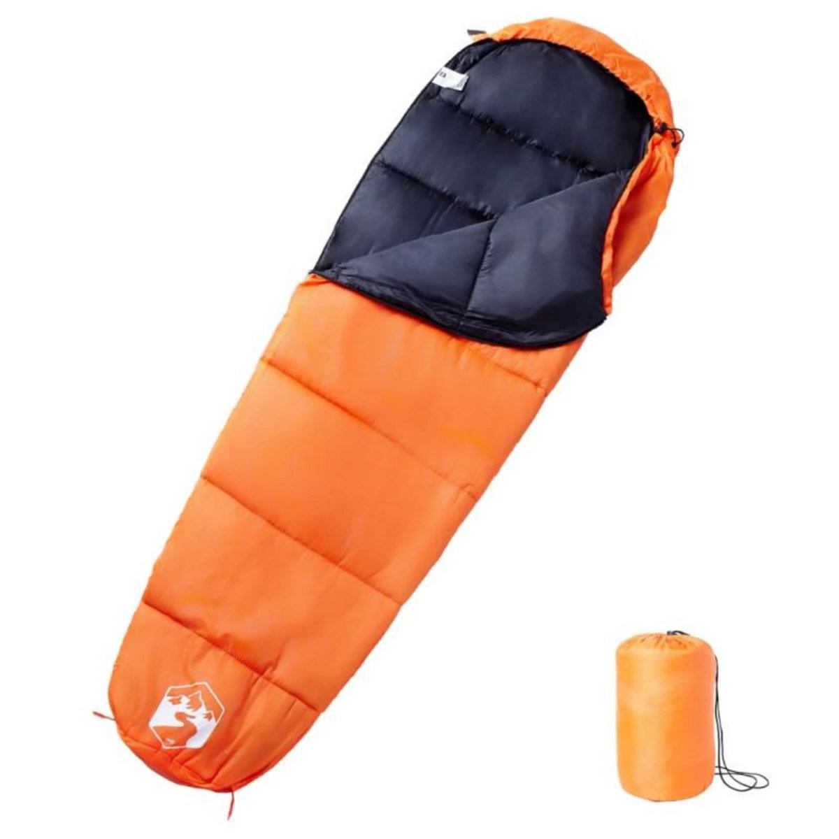 VIDAXL Sac de couchage momie pour adultes camping 3 saisons