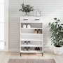 Voir la diapositive 1 : VIDAXL Armoire a chaussures blanc 60x35x105 cm bois d'ingenierie