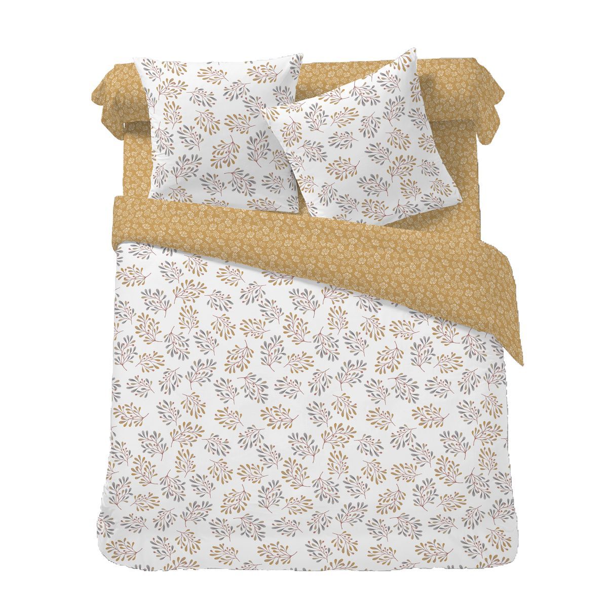 Parure housse de couette fantaisie en polycoton 51 fils SIGUI