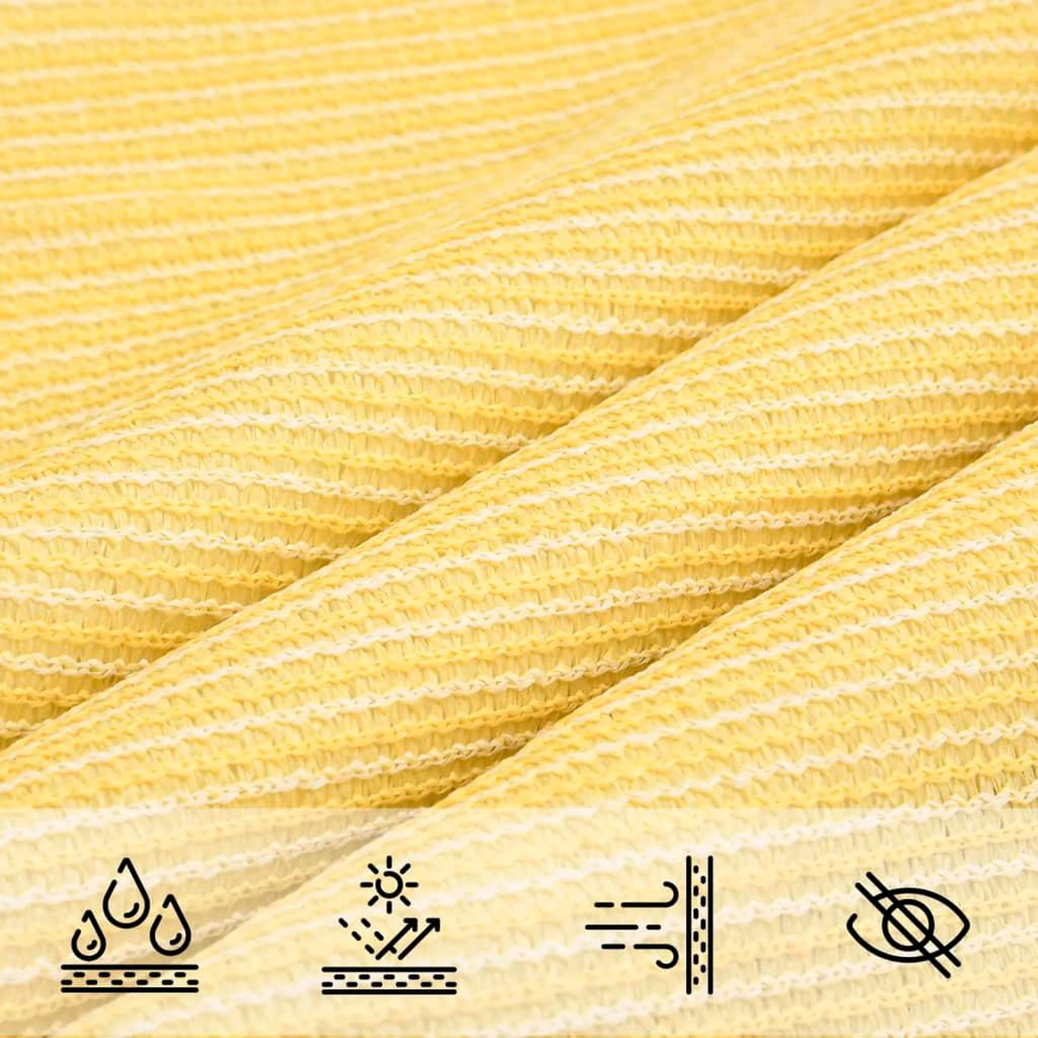 Voir la diapositive 5 : VIDAXL Voile d'ombrage 160 g/m^2 Beige 2,5x4,5 m PEHD