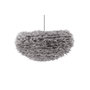 Voir la diapositive 2 : Paris Prix Lampe Suspension en plume  Nicola  75cm Gris