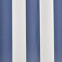 VIDAXL Toile d'auvent Bleu et blanc 450x300 cm