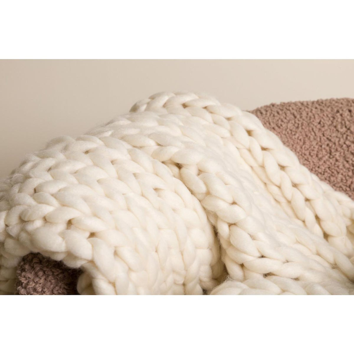 Paris Prix Plaid Uni  Kate  130x170cm Naturel