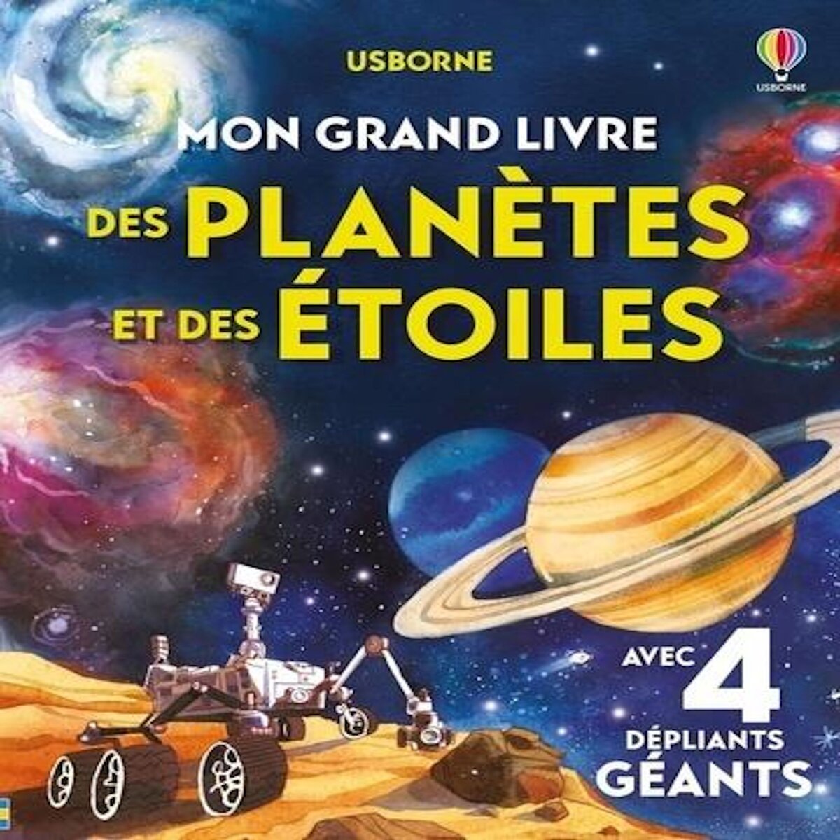 MON GRAND LIVRE DES PLANETES ET DES ETOILES. AVEC 4 DEPLIANTS GEANTS, Bone Emily