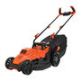 Voir la diapositive 1 : Black et Decker BLACK + DECKER Tondeuse  34cm 1400W - Poignee Bike BEMW461BH