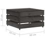Voir la diapositive 6 : VIDAXL Tables palette de jardin 2 pcs Bois de pin impregne