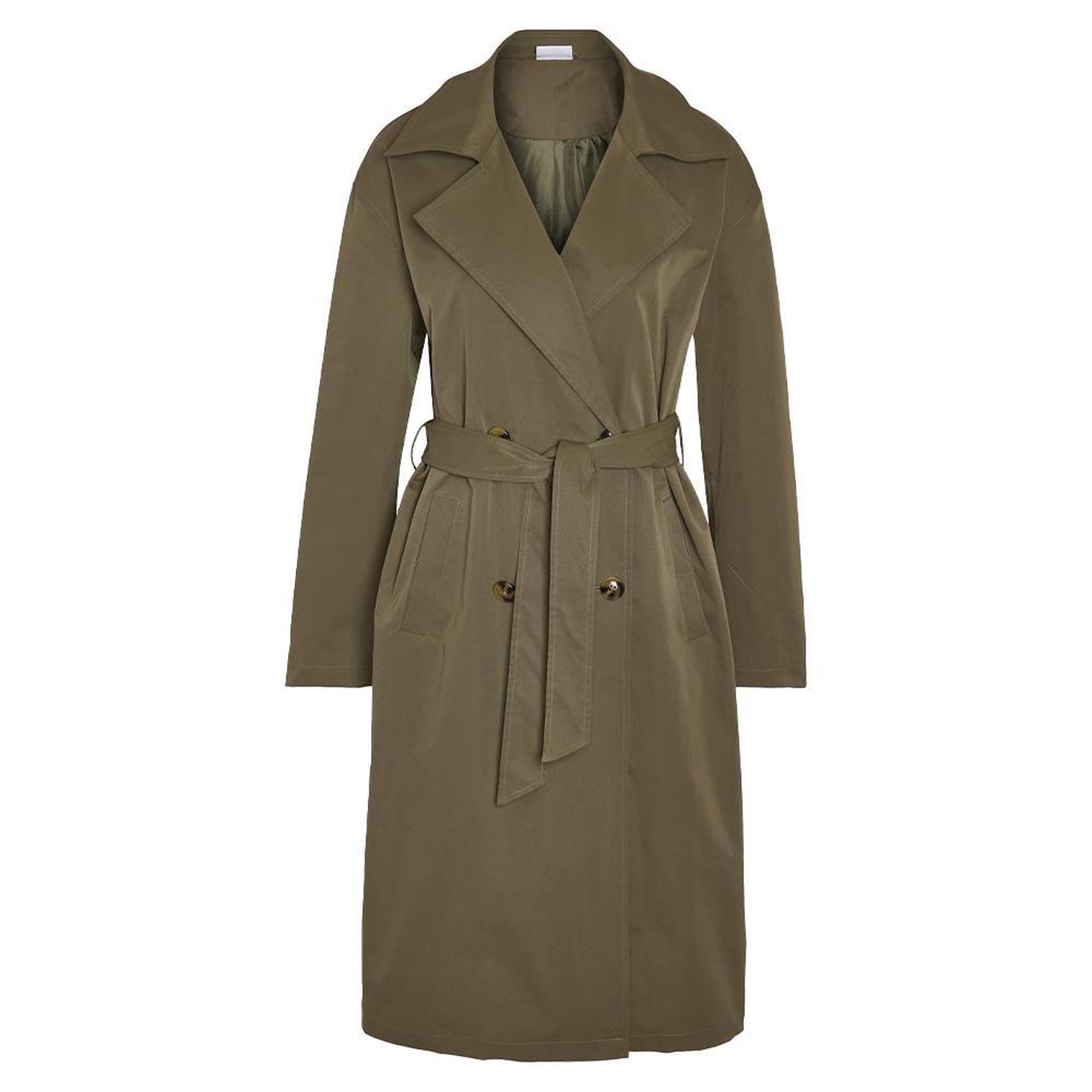 Voir la diapositive 3 : NOISY MAY Trench Kaki Femme Noisy May Manya