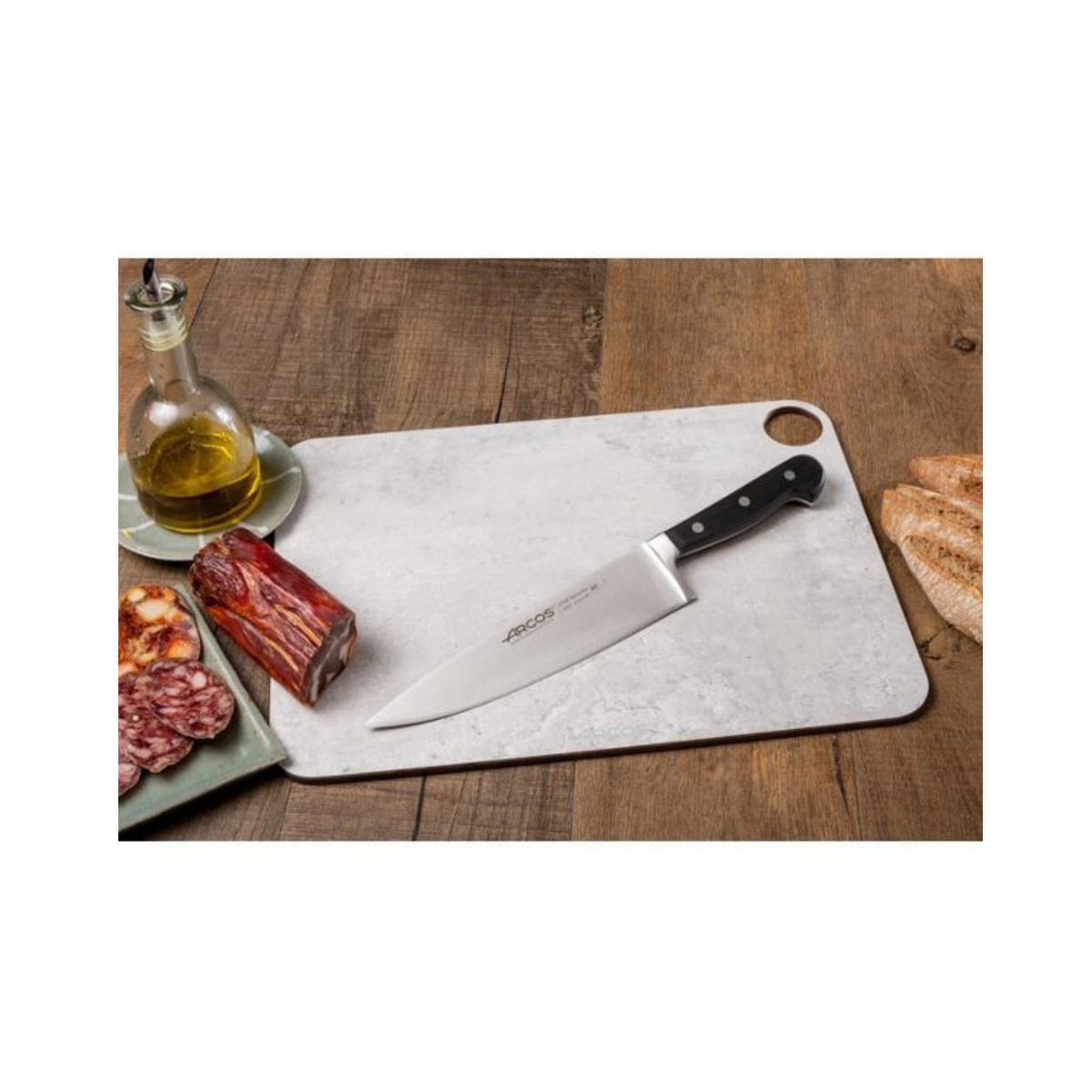 Voir la diapositive 4 : Arcos Couteau du chef 21cm inox - 225100