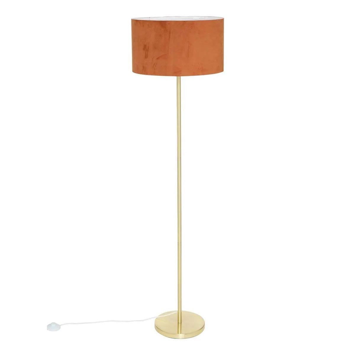 ATMOSPHERA Abat Jour en Velours  Beline  40cm Terracotta