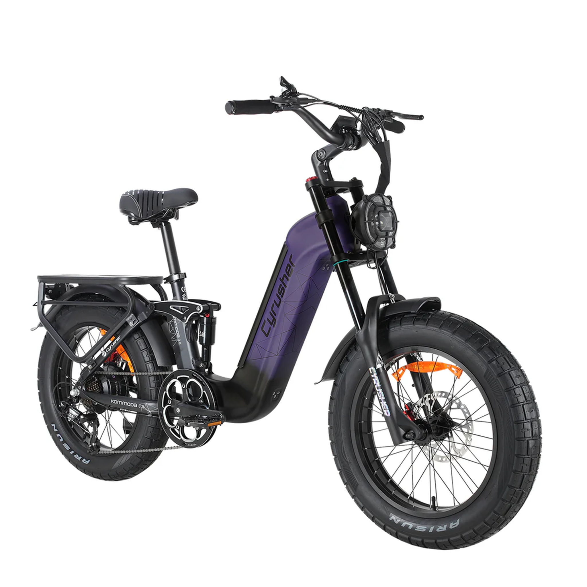 Voir la diapositive 2 : CYRUSHER Vélo électrique Fat Bike Cyrusher Kommoda 3.0