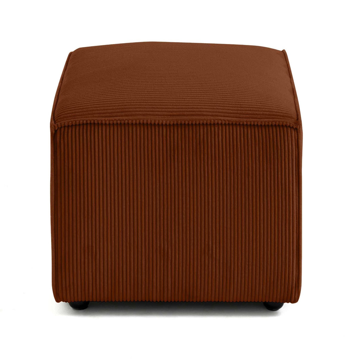 LISA DESIGN Arty - pouf d'appoint - en velours côtelé