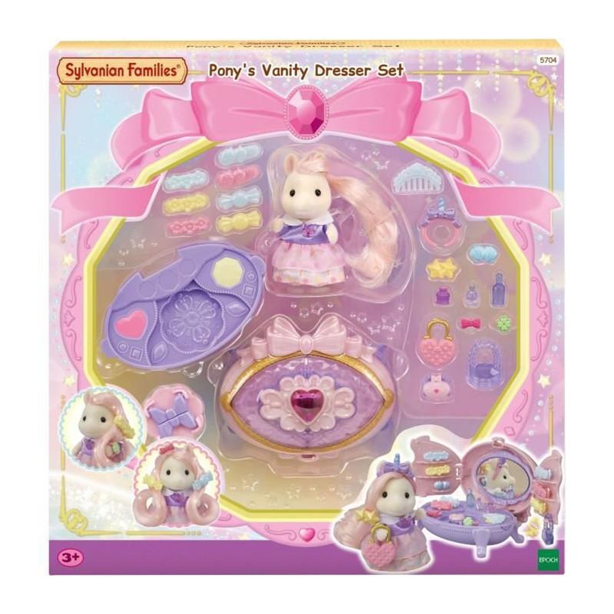 Voir la diapositive 4 : Sylvanian Families La coiffeuse de la fille Poney - SYLVANIAN FAMILIES