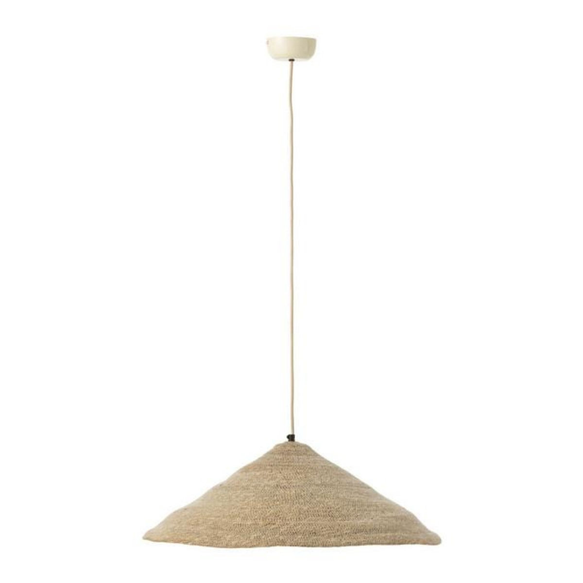 Paris Prix Lampe Suspension Chapeau  Moonj  60cm Naturel Clair