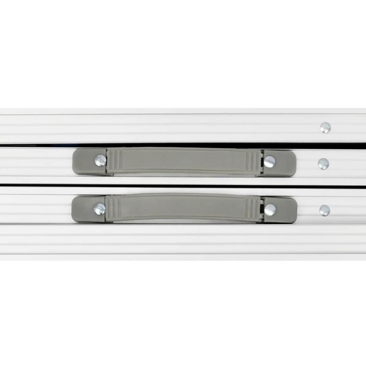 VIDAXL Table pliante de camping en aluminium avec hauteur ajustable