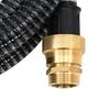 Voir la diapositive 3 : VIDAXL Tuyau d'aspiration avec raccords en laiton noir 1,1  20 m PVC