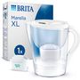 Voir la diapositive 1 : Brita Carafe filtrante marella XL blanc