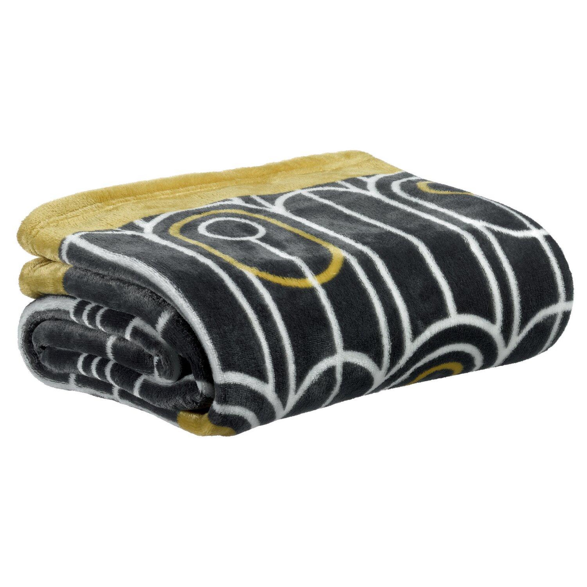 Voir la diapositive 1 : Les Ateliers du Linge Plaid 100%polyester