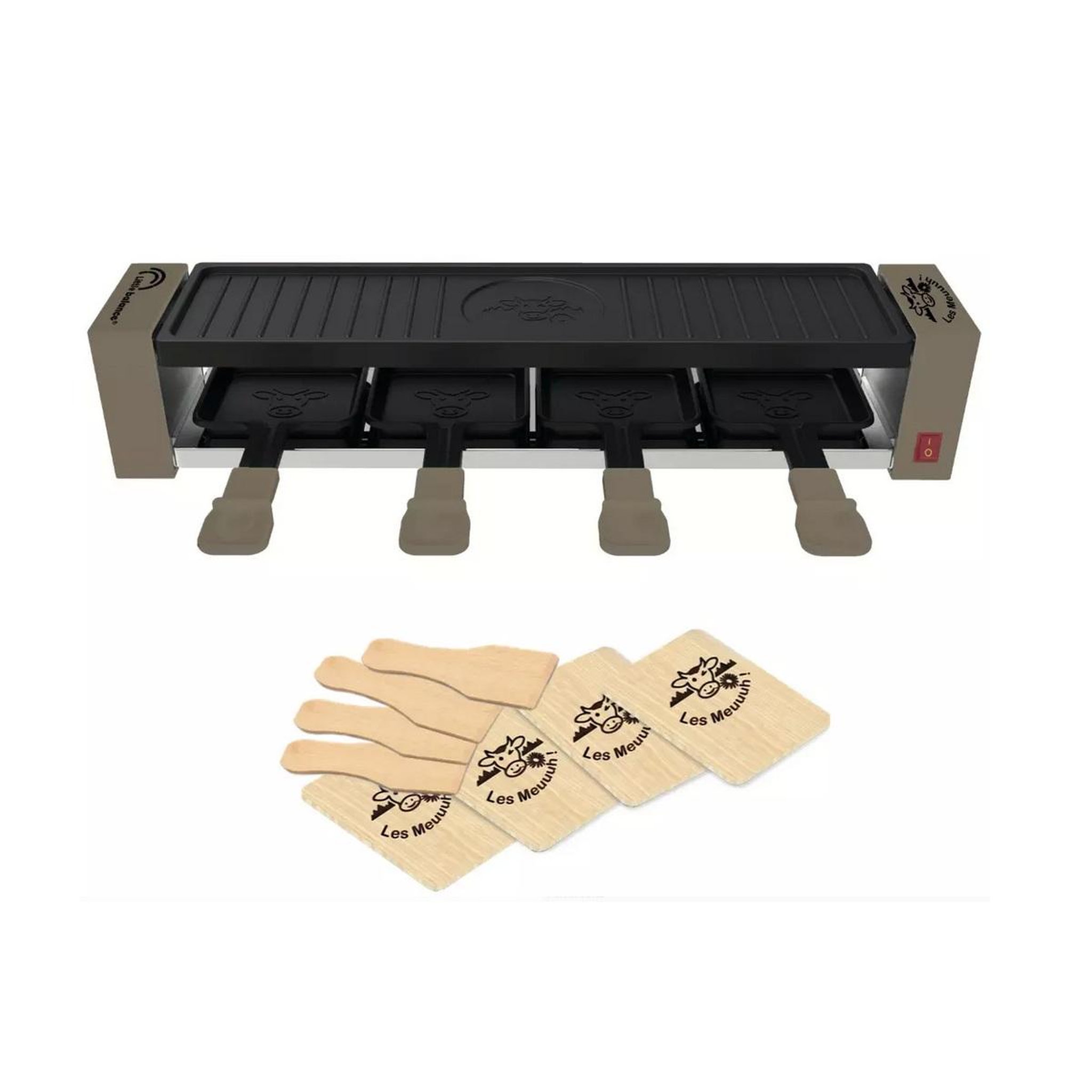 LITTLE BALANCE Appareil à raclette 4 personnes 800w - 8944