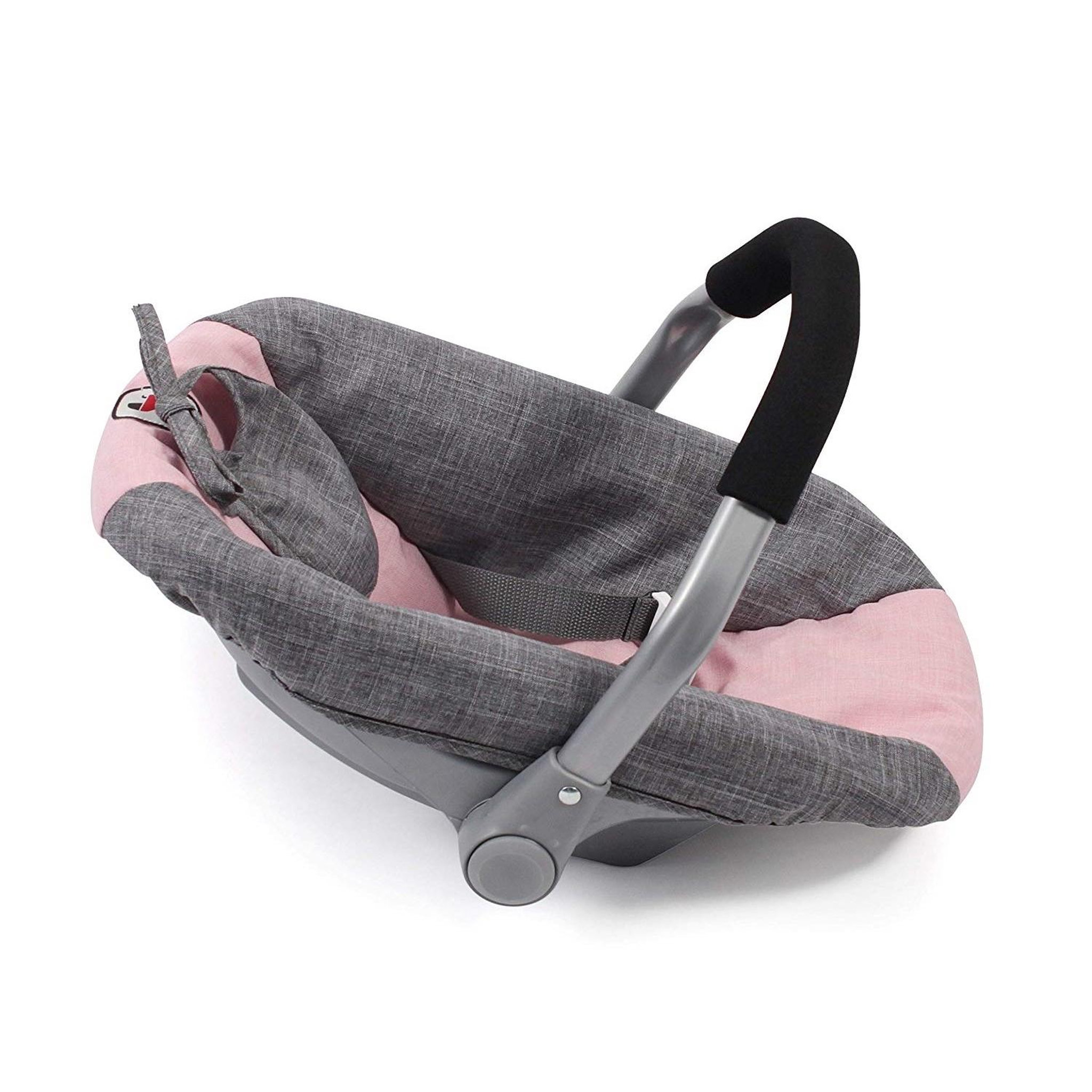 Voir la diapositive 2 : BAYER CHIC 2000 Siège de voiture pour poupées gris rose