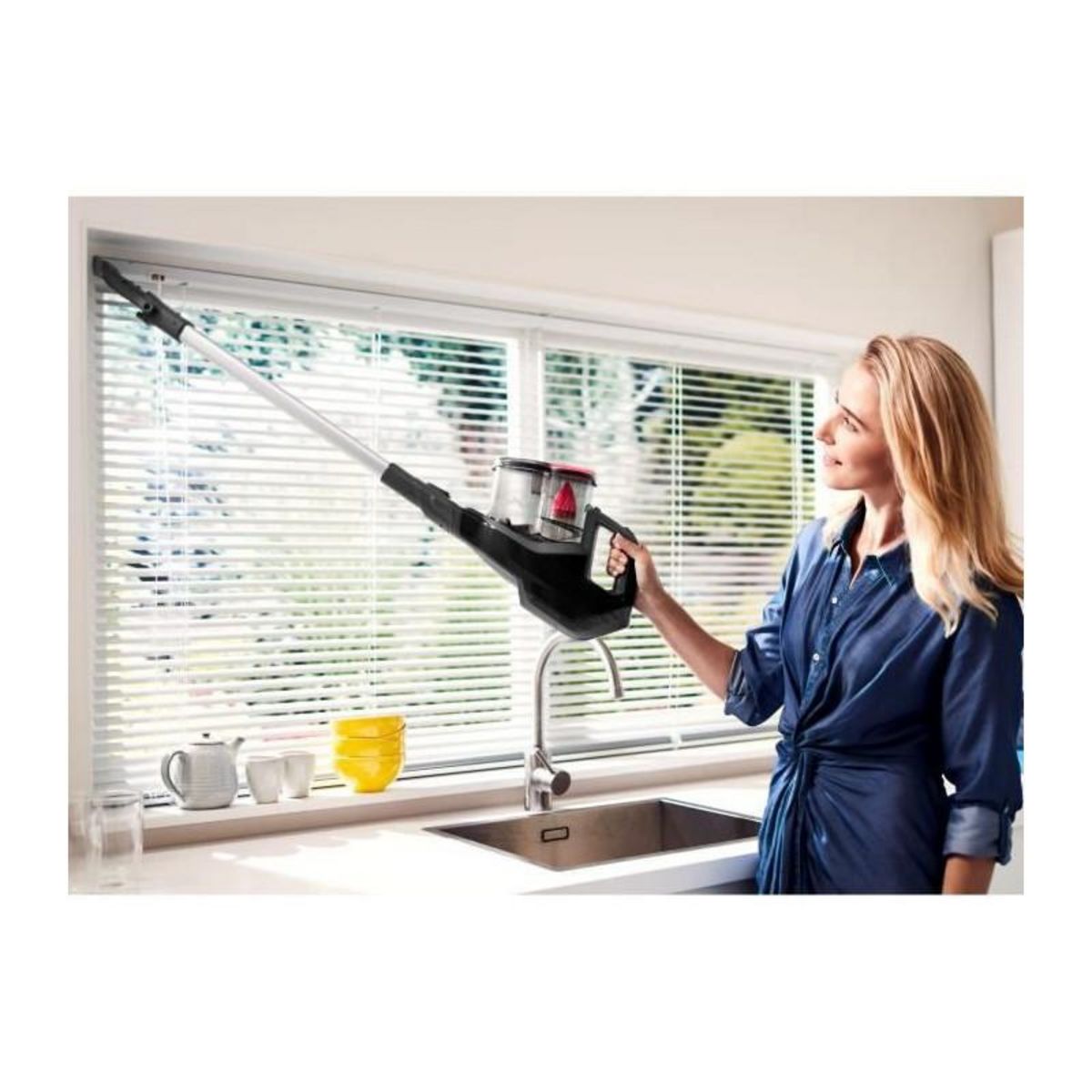 Philips PHILIPS FC6722/01 SPEEDPRO Aspirateur balai sans fil - 18 V - 30 min dautonomie - Brosse aspiration 180? - Noir