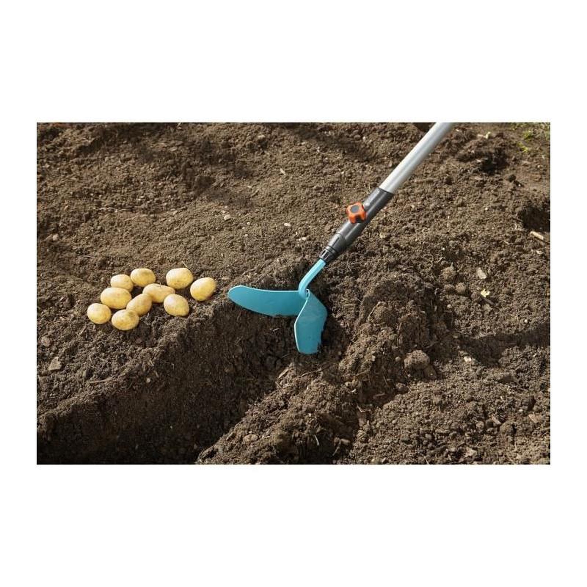 Voir la diapositive 4 : Gardena GARDENA Butteur-rayonneur 16cm Combisystem - Inox resistant corrosion - Outil de jardin desherbage - Garantie 25 ans 3118-20