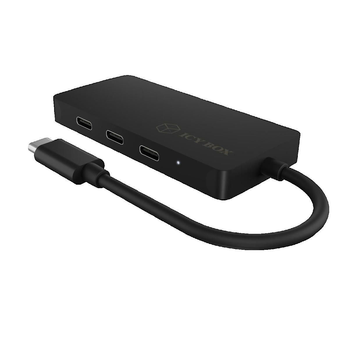 ICES Hub USB icy-box 4 ports USB 3.2 Gen 2 noir