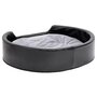 Voir la diapositive 5 : VIDAXL Lit pour chiens Noir et gris 79x70x19 cm Peluche et similicuir