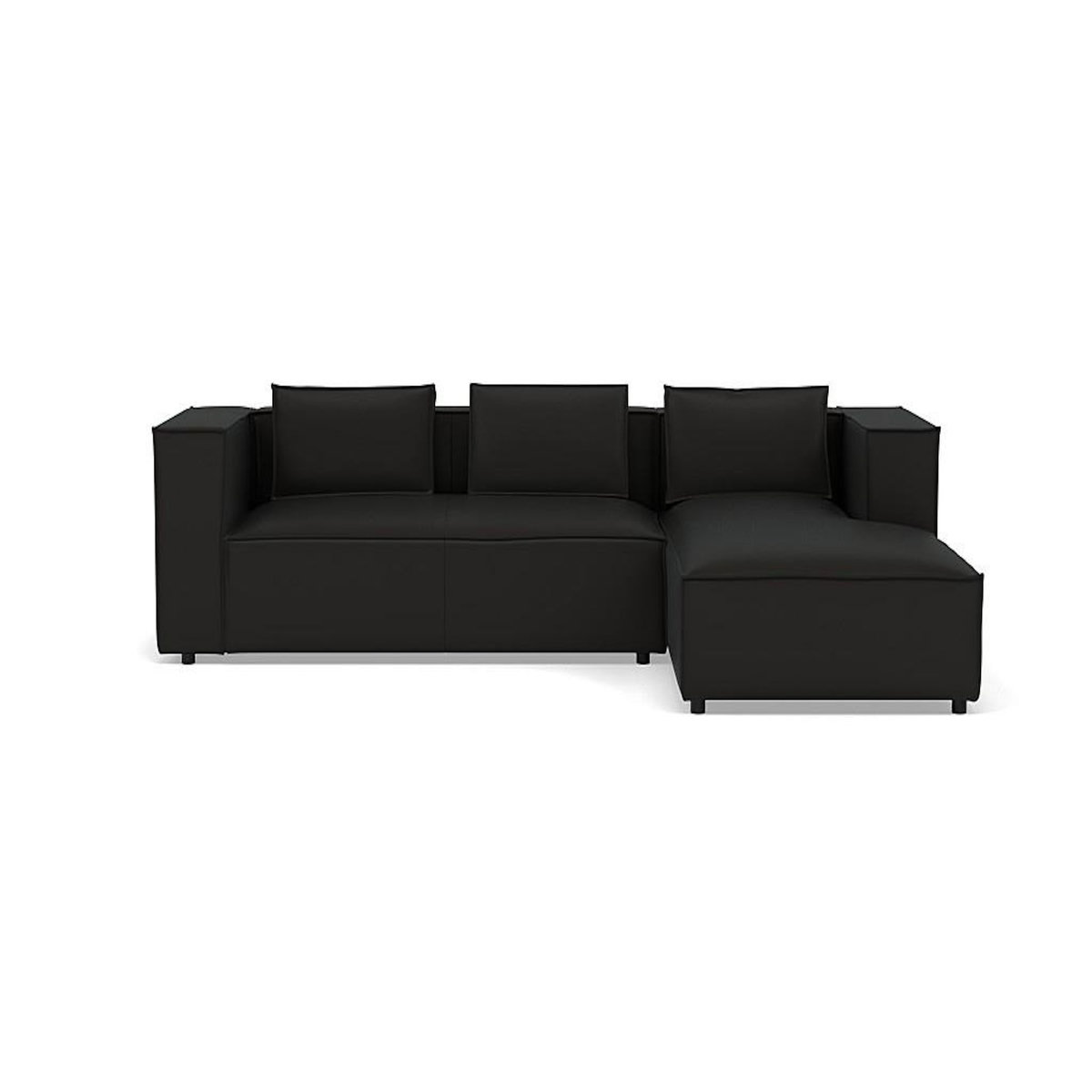 LISA DESIGN Stella - canapé d'angle droit 4 places en simili