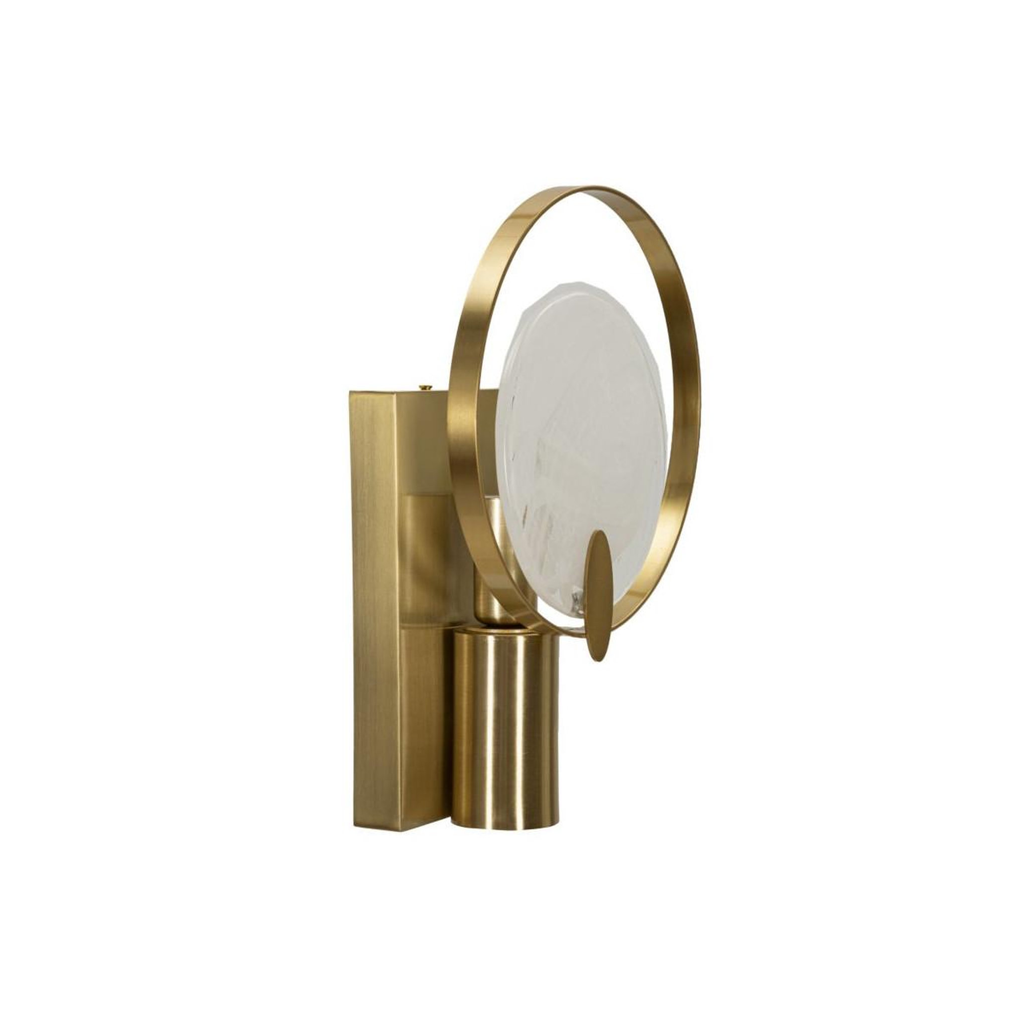 Voir la diapositive 2 : Paris Prix Applique murale design en verre  oklan  29cm or