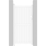 Habitat et Jardin Portillon aluminium  Lola  - 101.2 x 155.9 cm - Blanc