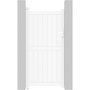 Voir la diapositive 1 : Habitat et Jardin Portillon aluminium  Lola  - 101.2 x 155.9 cm - Blanc